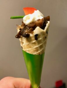 Wild Mushroom Cone with Boursin Cheese